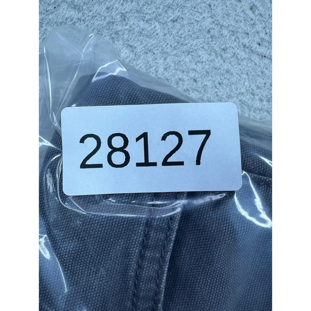 Carhartt Mens 30x30 Gray Rugged Flex Relaxed Fit Canvas Carpenter Pants BN2517-M